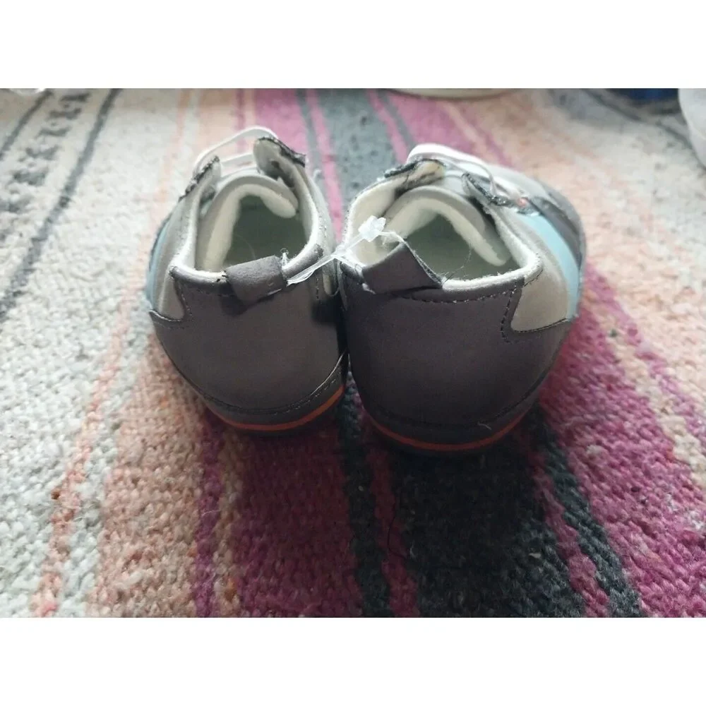 Child Of Mine By Carters 3-6 Months Baby Shoes Grey And Blue